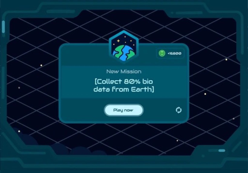 Space mission game screens